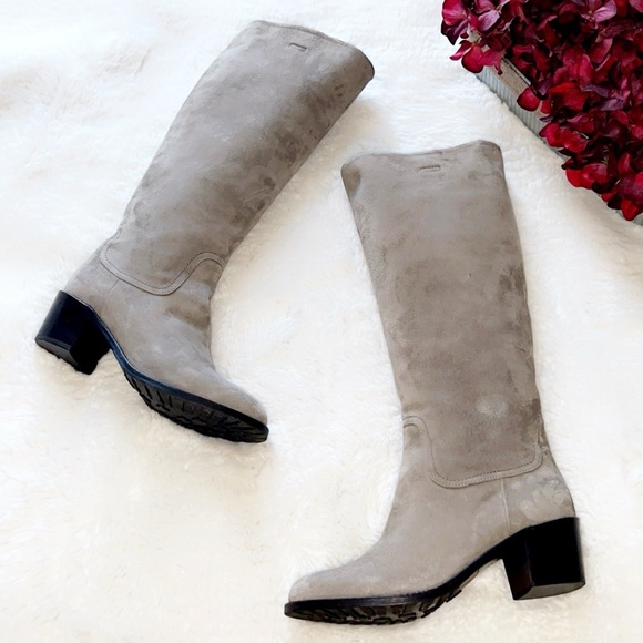 AGL Tall Suede Heel Boot